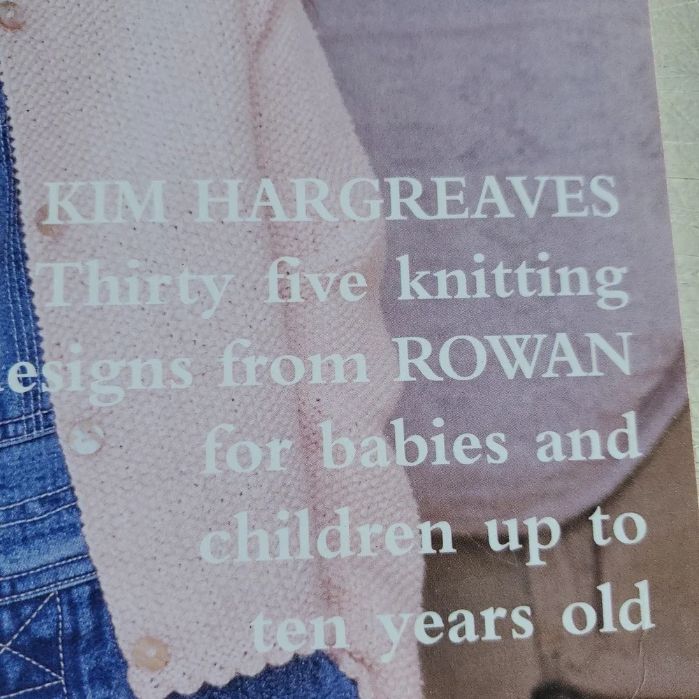 Rowan PIPSQUEAKS 2000 Knit pattern book Newborn VTG Lot of 6 Paintbox Patchwork